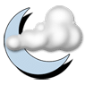 Partly cloudy