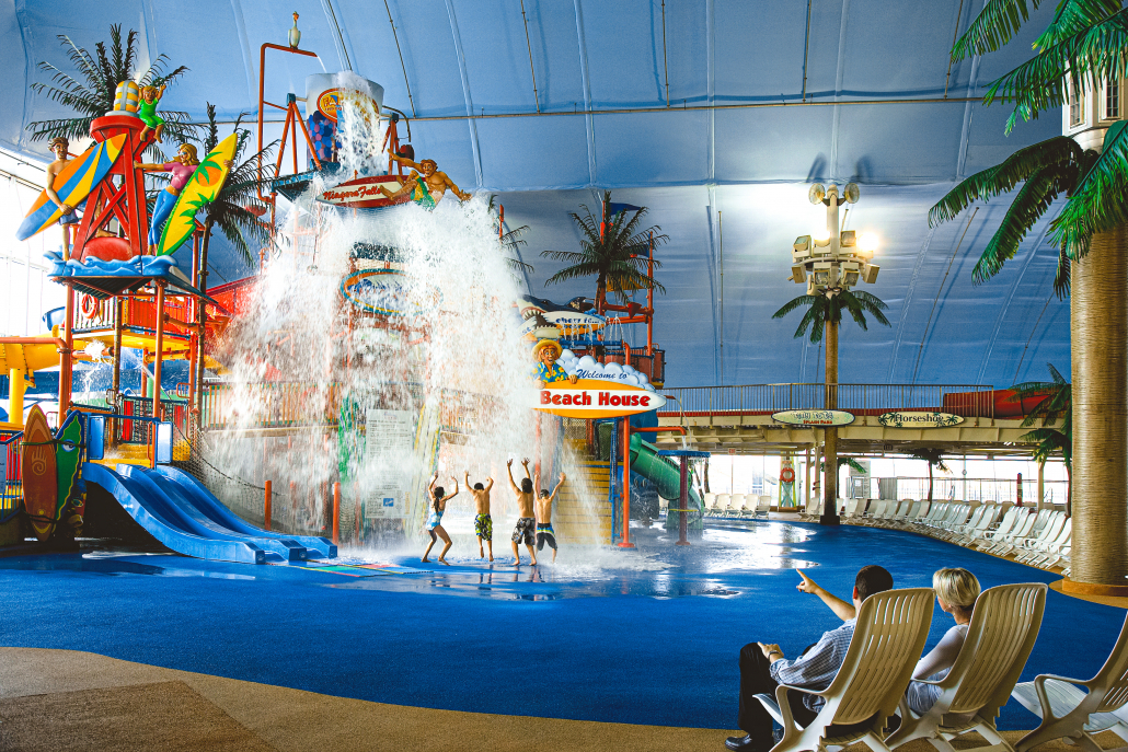 Tipping Bucket at Fallsview Indoor Waterpark Niagara Falls